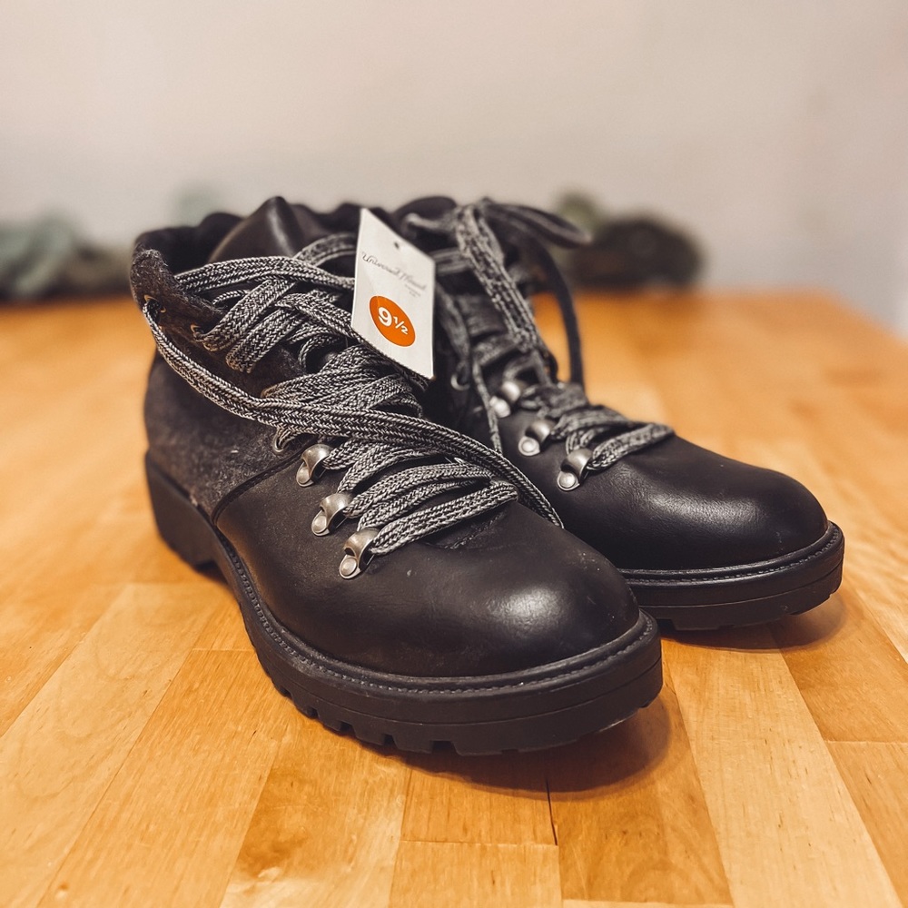 Black Universal Thread Women’s Hiking Boots (Target)